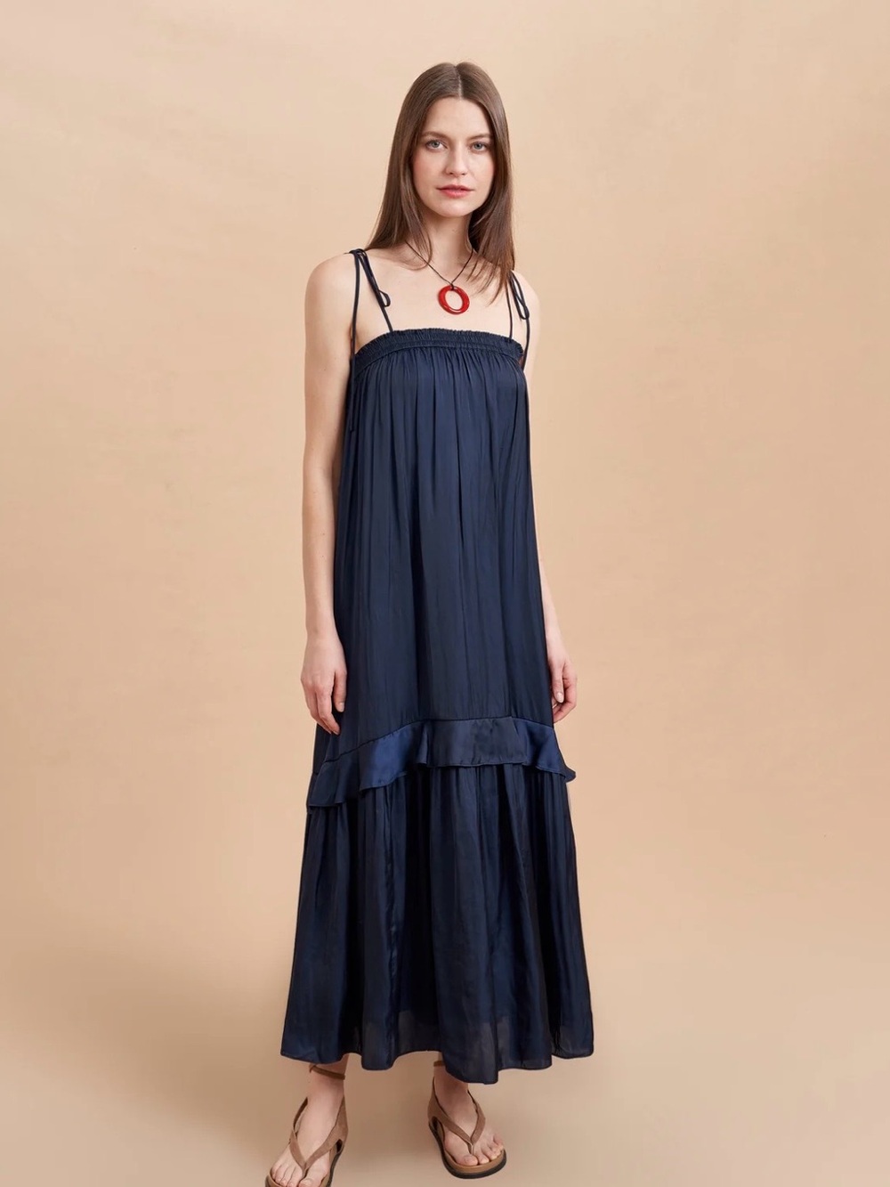 La Ligne navy Fleur dress brand new S small $495